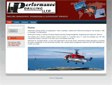 Tablet Screenshot of performancedrilling.com